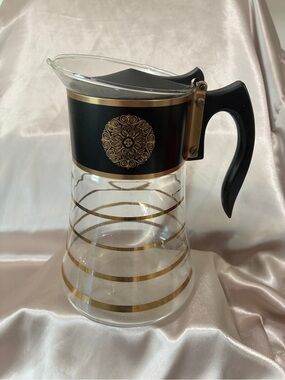 MCM Gold Flameproof Coffee Pitcher
